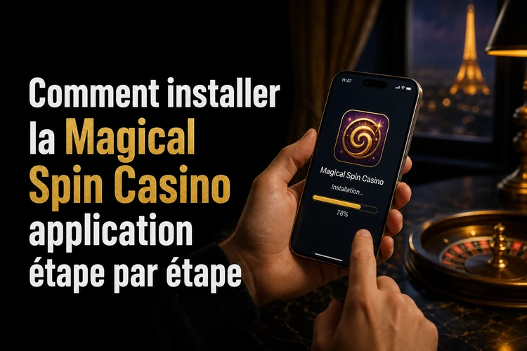 Comment installer la Magical Spin Casino application étape par étape