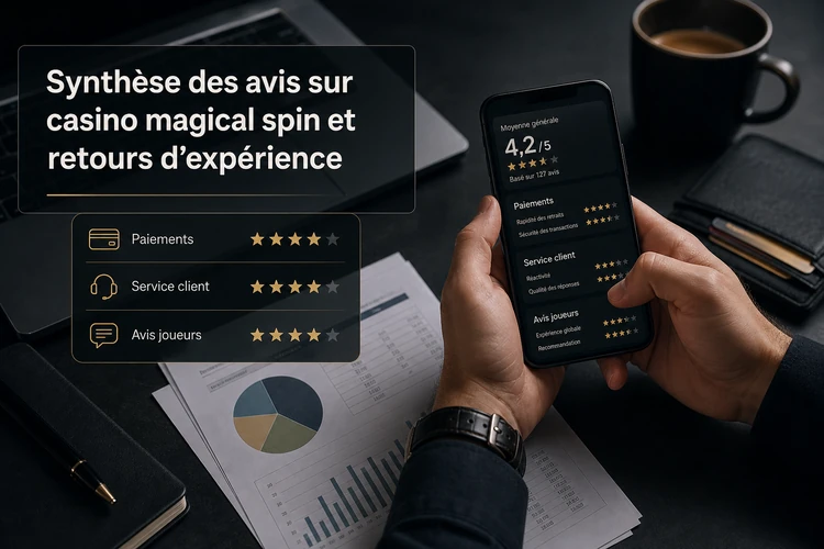Synthèse des avis sur casino magical spin et retours d'expérience
