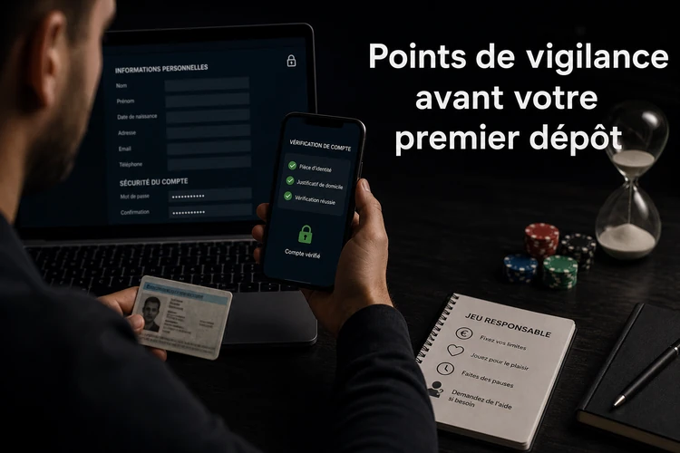 Points de vigilance avant votre premier dépôt