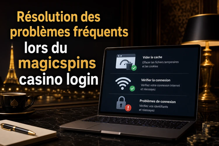 Résolution des problèmes fréquents lors du magicspins casino login
