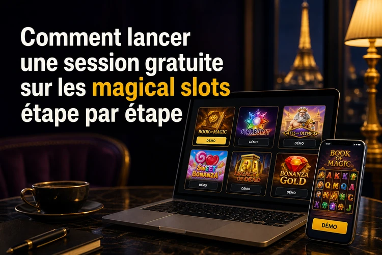 Comment lancer une session gratuite sur les magical slots étape par étape